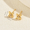 Stainless Steel Stud Earrings WE4246-2