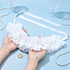 Polyester Ruffled Chiffon Collar DIY-WH0622-803-3