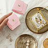 4-Pocket PU Leather Jewelry Rolls with Golden Tone Metal Snap Buttons ABAG-WH0048-69C-5