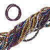 Craftdady Electroplate Glass Beads Strands EGLA-CD0001-03-11