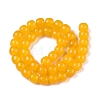 Dyed Natural White Jade Beads Strands G-T138-S19-2