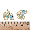 Brass Micro Pave Cubic Zirconia Pendants KK-F924-20C-G04-3