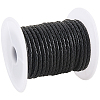 8M Braided Cowhide Leather Cord NWIR-3.0-02A-7