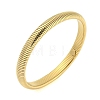 Ion Plating(IP) 304 Stainless Steel Spring Bangles for Women Men BJEW-U003-02E-G-1