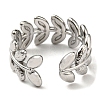 Non-Tarnish 304 Stainless Steel Cuff Rings RJEW-E076-02P-3