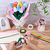 DIY Tulip Twist Stick Making Kits AJEW-SC0032-04-5