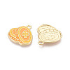Saint Patrick's Day Alloy Enamel Pendants ENAM-T024-48A-G-2