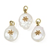 Natural Keshi Pearl Pendants STAS-Z136-01G-05-1