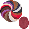 Gorgecraft 20Pcs 10 Colors Oval Iron on/Sew On Patches DIY-GF0006-52-1