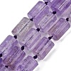 Natural Amethyst Beads Strands G-G162-D04-02-1