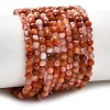Natural Red Agate Beads Strands G-G343-B02-3mm-2