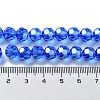 Electroplate Glass Bead Strands X-EGLA-R015-8mm-6-5