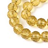 Transparent Glass Bead Strands GLAA-R095-8mm-31-3