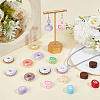 16Pcs 8 Colors Opaque Acrylic Imitation Food Beads OACR-PA0002-19-4