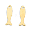 Ion Plating(IP) 201 Stainless Steel Charms STAS-N098-127LG-1