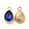 Faceted Glass Rhinestone Pendants GLAA-I051-A10-1