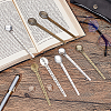 DIY Blank Dome Bookmark Ruler Making Kit DIY-SC0021-02-5