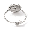 304 Stainless Steel Adjustable Ring for Women RJEW-F166-10P-02-3