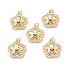 Eco-Friendly Brass Micro Pave Cubic Zirconia Pendants KK-I698-09G-2