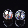 Handmade Blown Glass Globe Beads LS-X-DH017J-1-14mm-AB-2