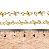 304 Stainless Steel Dolphin Link Chain Necklaces for Women NJEW-G201-02G-5
