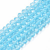 Glass Beads Strands EGLA-A034-T3mm-D28-4