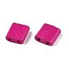 2-Hole Baking Paint Glass Seed Beads LS-SEED-S023-17C-25-2