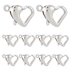 10Pcs 304 Stainless Steel Lobster Claw Clasps STAS-SC0004-93-1
