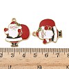 304 Stainless Steel Enamel Pendants STAS-L300-012G-18-3