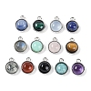 Natural Mixed Stone Pendants G-K372-03P-1