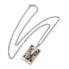304 Stainless Steel Tarot Pendant Necklaces NJEW-A026-01P-01-3