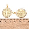 Religion Brass Pendants CU-B197-03G-H-2