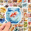 50Pcs Paper Self-Adhesive Picture Stickers STIC-C010-12-1