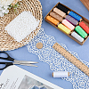 Polyester Lace Trim OCOR-WH0111-142B-4