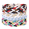 4Pcs Retro Cattlehide Leather Cord Multi-strand Bracelets for Men WGE7990-30-1