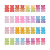 160Pcs 16 Style Opaque Flatback Resin Cabochons RESI-TA0001-34-3