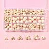 241Pcs 5 Styles Natural Unfinished Wood Beads WOOD-FS0002-36-7