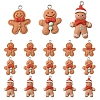 15Pcs 3 Styles Christmas Opaque Resin Pendants RESI-YW0004-76-2