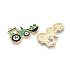 Saint Patrick's Day Alloy Enamel Pendants ENAM-T024-50A-G-2