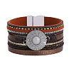 PU Leather Multi-strand Bracelets for Women WGC8870-04-1