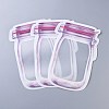 Reusable Mason Jar Shape Zipper Sealed Bags OPP-Z001-02-B-3