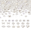 500Pcs 10 Style ABS Plastic Imitation Pearl Beads KY-BY0001-02-27