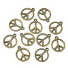 Tibetan Style Alloy Pendants TIBEP-K67-AB-NR-3