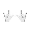 304 Stainless Steel Stud Earrings WG98C66-02-1
