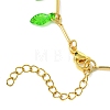 Brass Bar Link Chains Charm Bracelets BJEW-JB11523-03-4