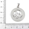 304 Stainless Steel Pendants STAS-C131-03P-4