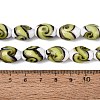 Handmade Gold Sand Lampwork Beads Strands LAMP-Q041-09D-4