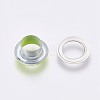 Iron Grommet Eyelet Findings IFIN-WH0023-C03-2