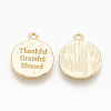 Brass Charms KK-T020-84G-1