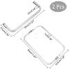 2Pcs Aluminum Bag Flex Frames FIND-CA0004-80A-1-2